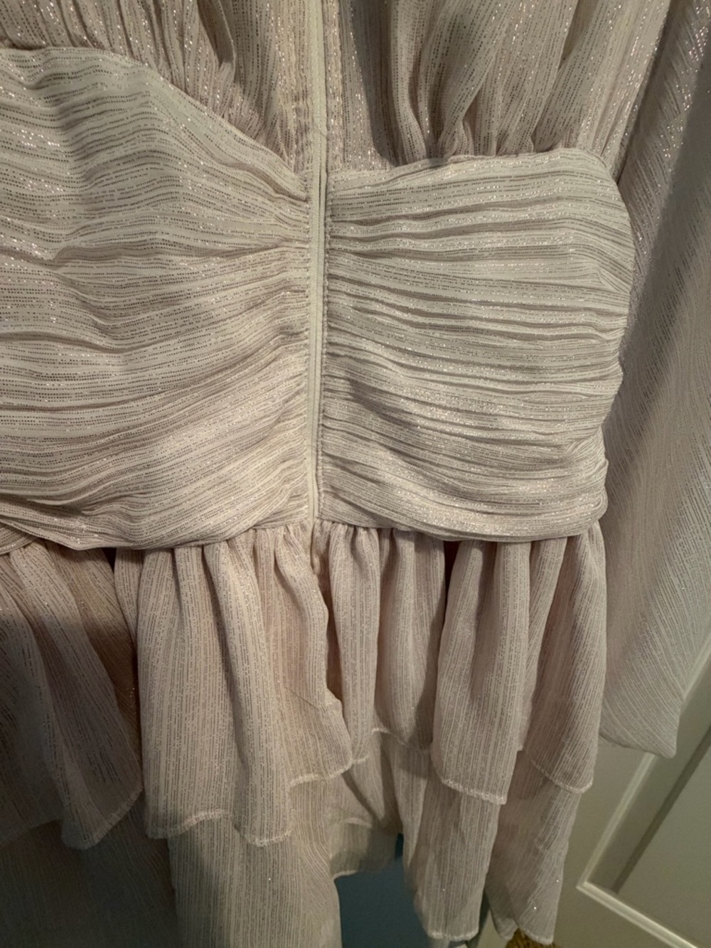 Iridescent Pink Retro Cocktail Dress - Picture 11 of 13